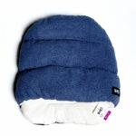 cama aconchegante para gatos e cães Bugz Pets na cor azul marinho